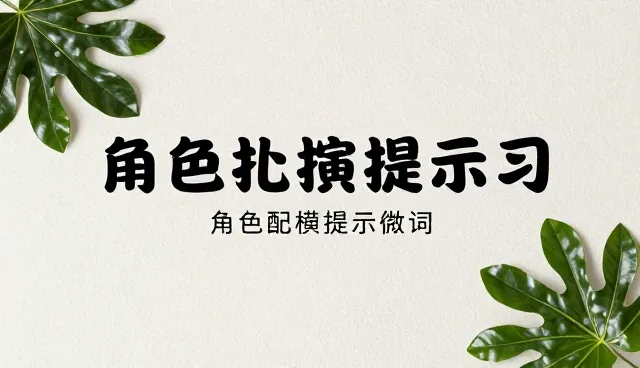 角色扮演提示词包的适用场景与限制分析