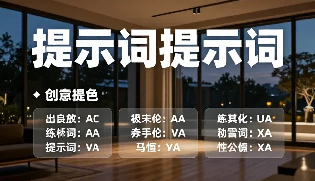 剧评提示词选型与使用建议